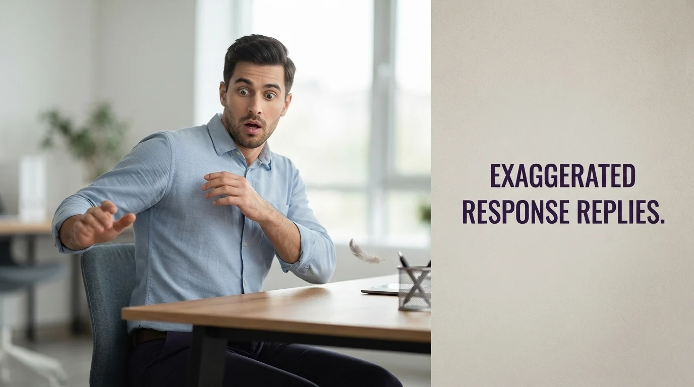 Exaggerated Startle Response Replies
