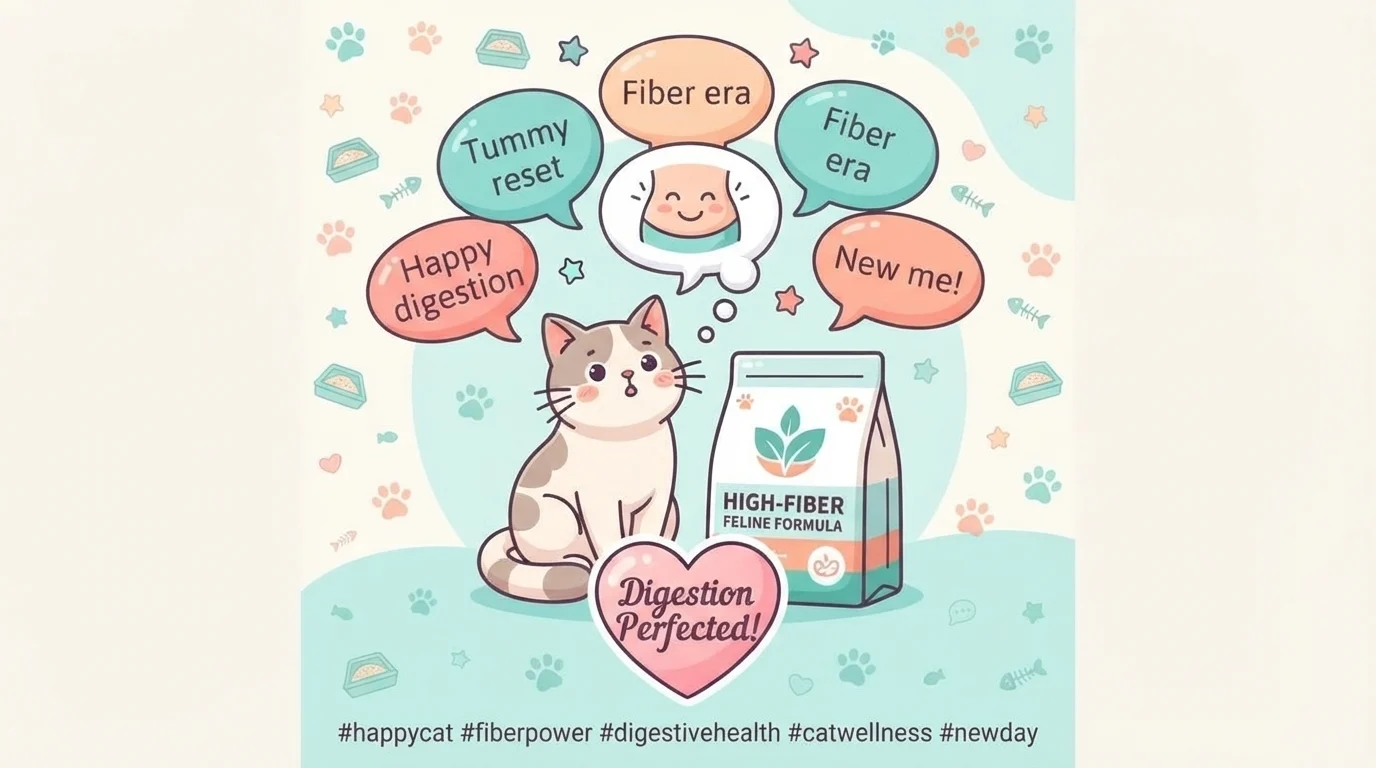 fiber response cat food