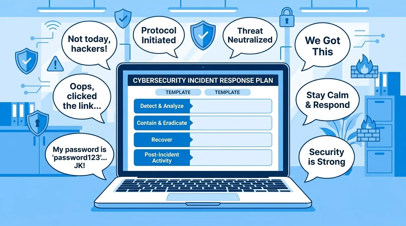 cybersecurity incident response plan template