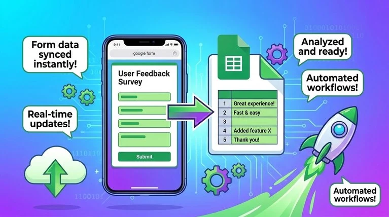how to create a table from google form responses